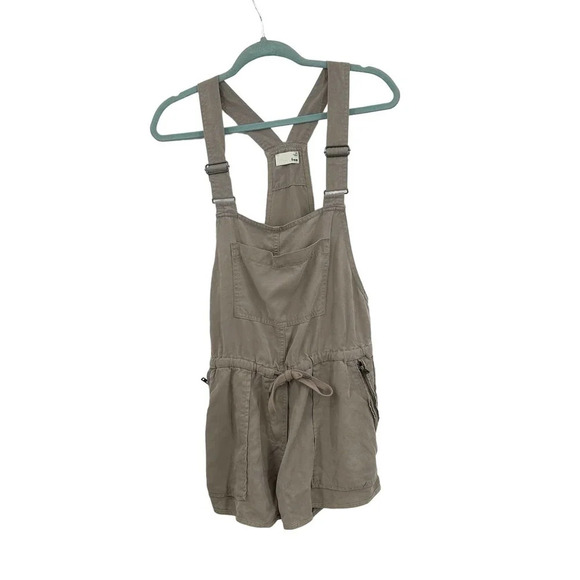 Aritzia Wilfred Free Beatriz Drawstring Overall Romper Ashen Gray Size XS - Picture 2 of 10
